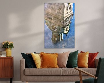 Reflet du "Vieux Pierre&quot ; à Munich sur Peter Bergmann