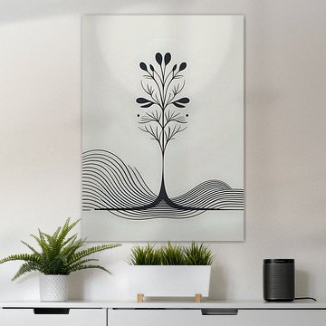 Minimalistische plant