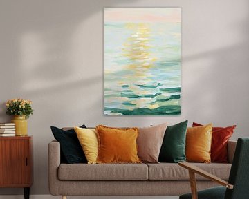 Zee Pastel Oceaan Natuur van Niklas Maximilian