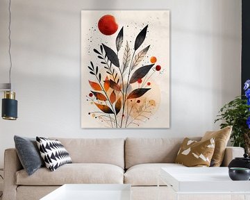 Rode maanbloemen van haroulita