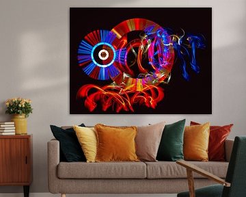 Circles of light by Rolf Sörensen