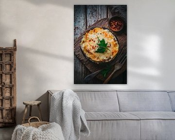 Hearty potato casserole with herbs by Poster Art Shop