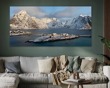Noorwegen, Sakrisøya by Conny  van Kordelaar