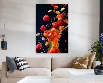 Fruity explosion in honey - Highly dynamic by Poster Art Shop
