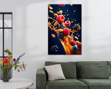 Fruchtige Explosion in karamellfarbenem Licht von Poster Art Shop