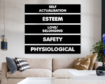 Maslow's hierarchy of needs.