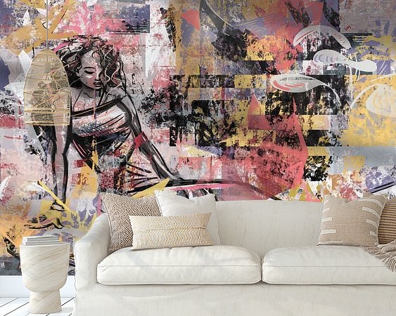 Example of the artwork in a room