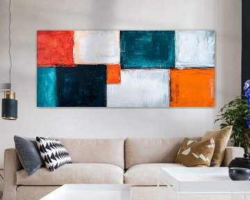 Abstract colour composition - dynamic and stylish by Poster Art Shop