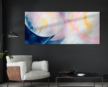 Composition abstraite aux couleurs douces sur Poster Art Shop