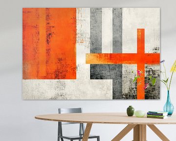 Jeu de couleurs dynamique en design graphique sur Poster Art Shop