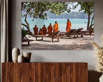 Monks at the Beach