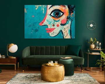 Artistic portraits in colour by Poster Art Shop