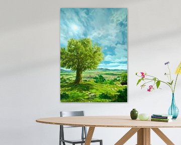 Gelassene Landschaft