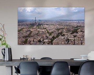 Panorama Parijs van Christian de Leeuw
