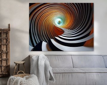 abstracte kunst met 3d effect van The Photo Artist