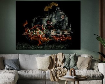 Stoomlocomotief uit de jaren 1940