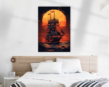 Zeilboot van Lae