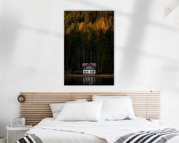 Hütte am See