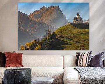 Church on the hill by Dennie Jolink