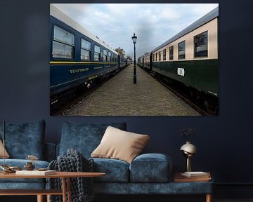 Perron op de Veluwsche Stoomtrein Maatschappij van Arthur Bruinen