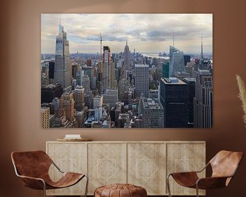 Skyline New York City - Empire State Building (U.S.A.) van Marcel Kerdijk