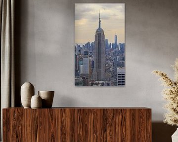 Skyline New York City - Empire State Building (U.S.A.) van Marcel Kerdijk