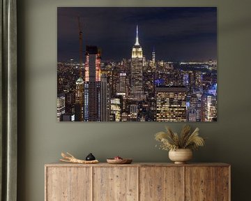 Skyline New York City - Empire State Building (U.S.A.) van Marcel Kerdijk