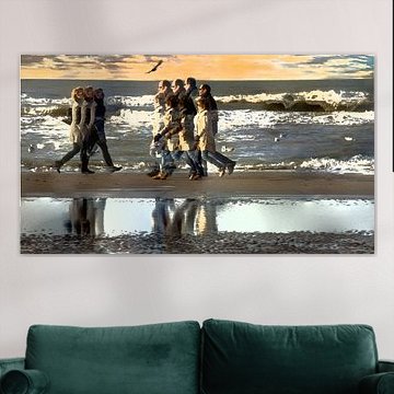 Mouvement en bord de mer