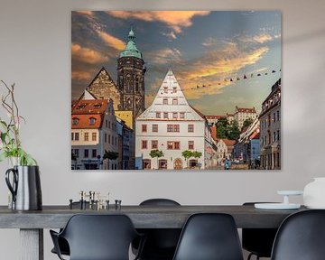 Altstadt der Kurstadt Bad Schandau in der Sächsischen Schweiz von Animaflora PicsStock