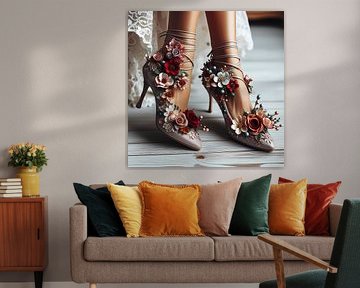Dames floral shoes