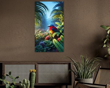 Tropical bird van Tatjana Korneeva