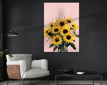 Zonnebloemen van Niklas Maximilian