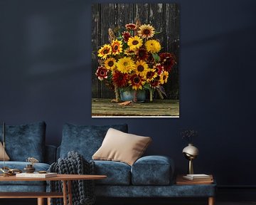 Zonnebloemenpluk van Ingrid De Laat- de Bont