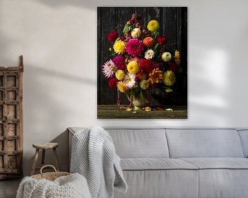 Dahlia in het zonnetje van Ingrid De Laat- de Bont