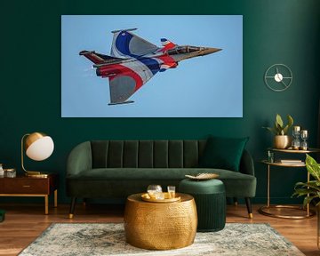 Franse Rafale Solo Display Team 2024 in actie. van Jaap van den Berg