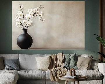 Blossom in minimalist vase by Imperial Art House