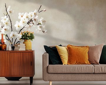 Blossom in minimalist vase by Imperial Art House