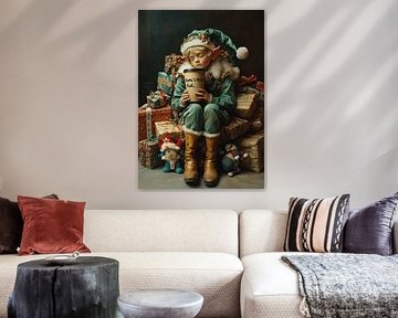 Weihnachten lustiges Poster