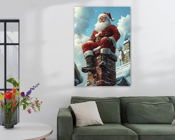 Weihnachten lustiges Poster