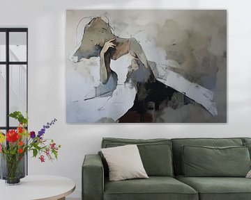 Echos of Serenity van Abstract Schilderij