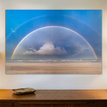 Magnifique double arc-en-ciel, Noordwijk