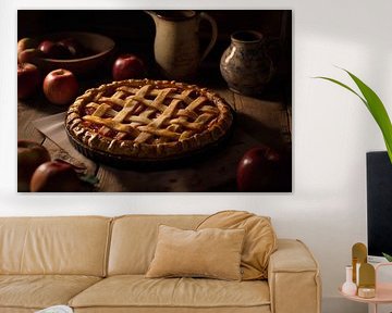 Apple pie with rustic charm by Poster Art Shop
