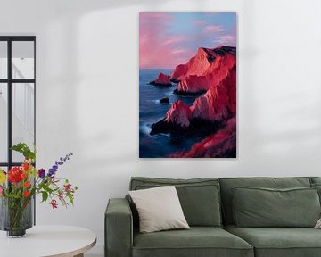 Ruige kliffen en rustige zee van Imperial Art House