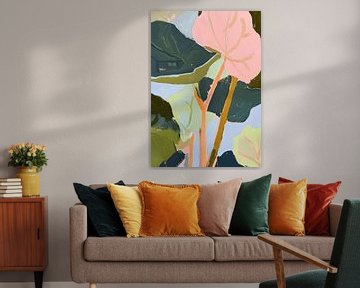 Botanical, Abstract, Fauvism, Plant