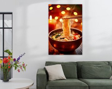 Dampfnudeln in handgemachter Schale von Poster Art Shop