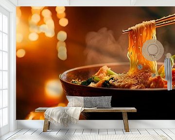 Gestoomde knoedels in een hartige sfeer van Poster Art Shop