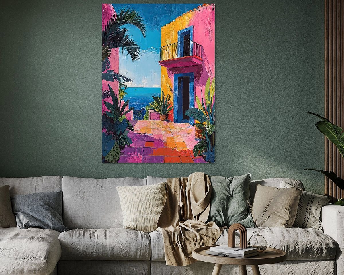 Example of the artwork in a room