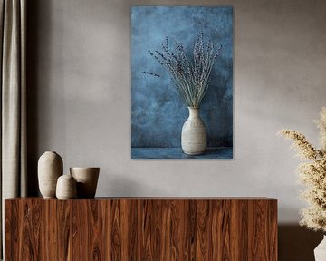 Lavender in a ceramic vase by Imperial Art House