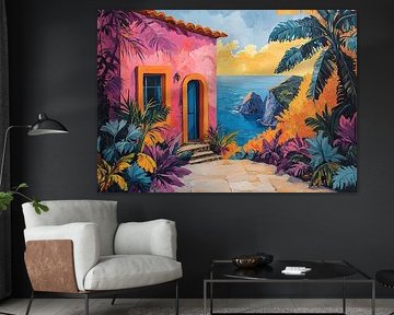 Matisse inspired Sea Sea view Fauvism Mediterranean