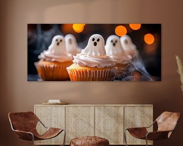 Griezelige cupcakes voor Halloween festiviteiten van Poster Art Shop
